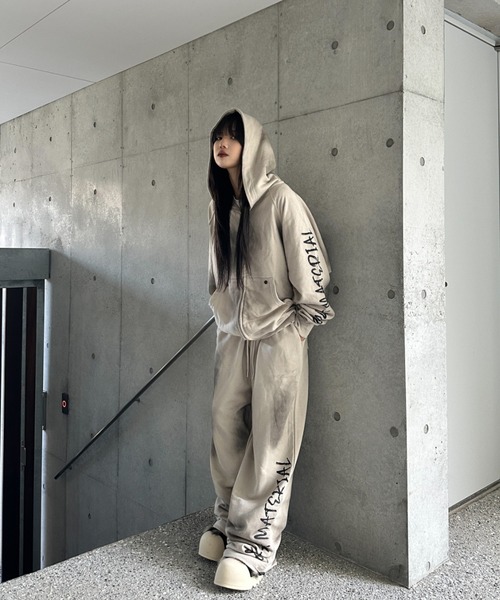 KsG パーカー ドルマンジップフーディー レディース メンズ : ZOZOTOWN