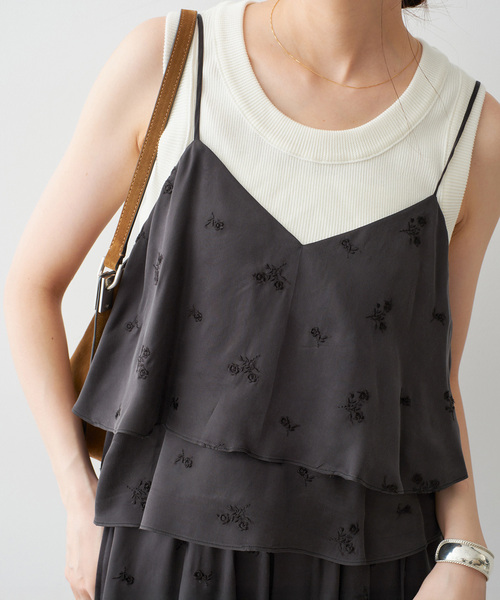 TICCA（ティッカ） キャミソール フラワー2wayビスチェ : ZOZOTOWN