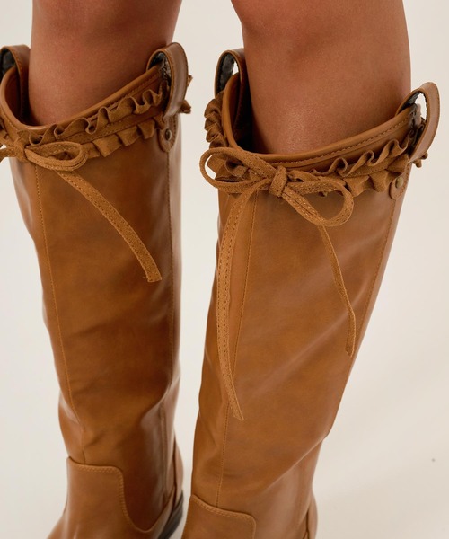 TINA：JOJUN（ティーナジョジュン） ブーツ ルーズ ウエスタンブーツ