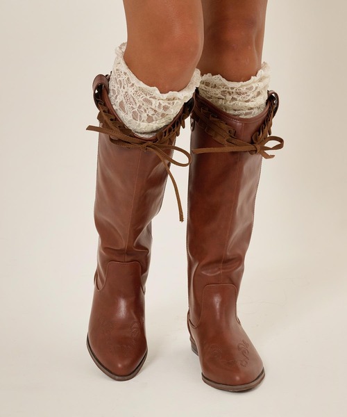 TINA：JOJUN（ティーナジョジュン） ブーツ ルーズ ウエスタンブーツ