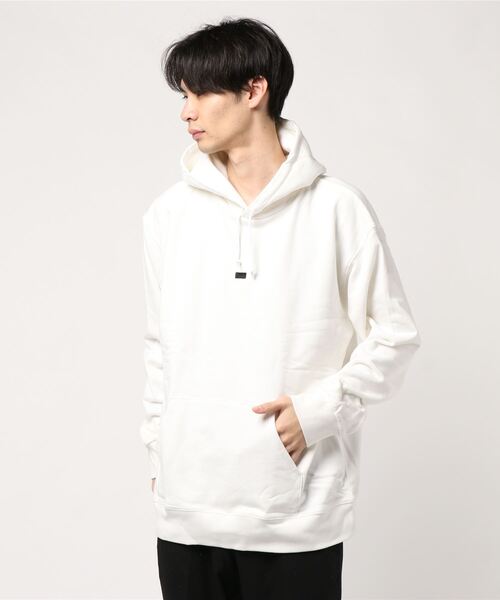 Pledge（プレッジ） パーカー //ミニワッペン刺繍パーカー メンズ