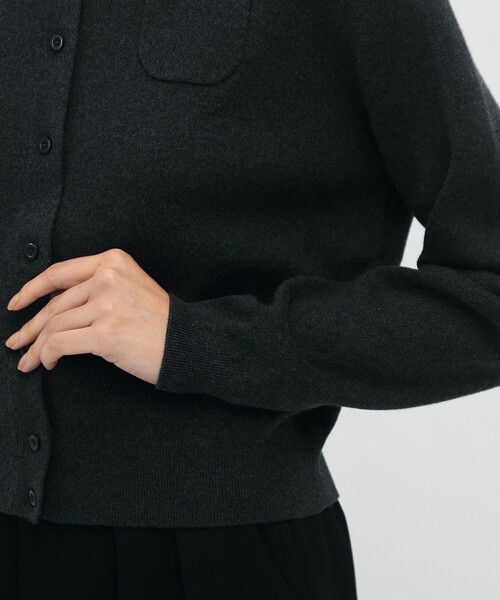 CABaN（キャバン） カーディガン コットンカシミヤ クルーネック