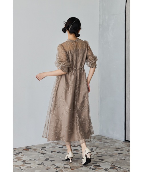 niana（ニアナ） ドレス ラメエンブロイダリーシアードレス 結婚式