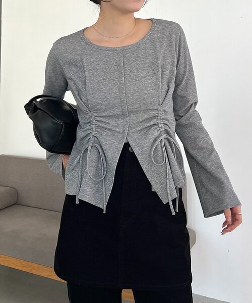 CAPRICIEUX LE'MAGE（カプリシューレマージュ） tシャツ ドロストリブT