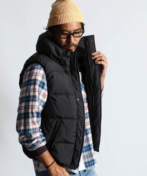 The Duffer ダウンベスト Mサイズ ブラック The DUFFER of ST.GEORGE