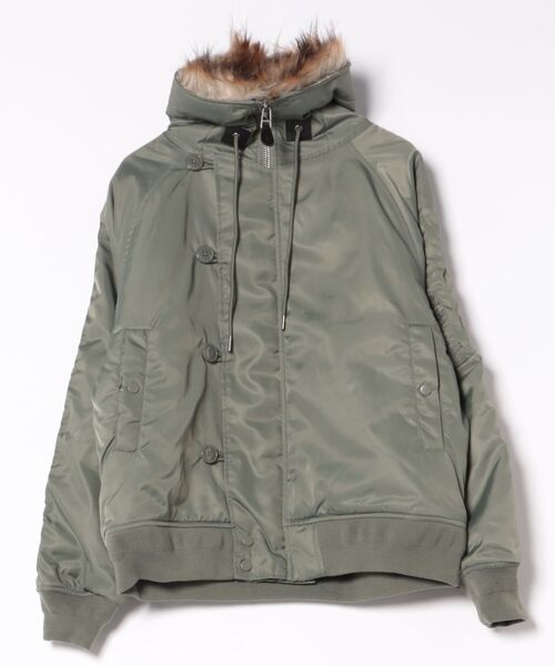 Revo. ミリタリージャケット モッズコート ナイロンツイル 中綿入り