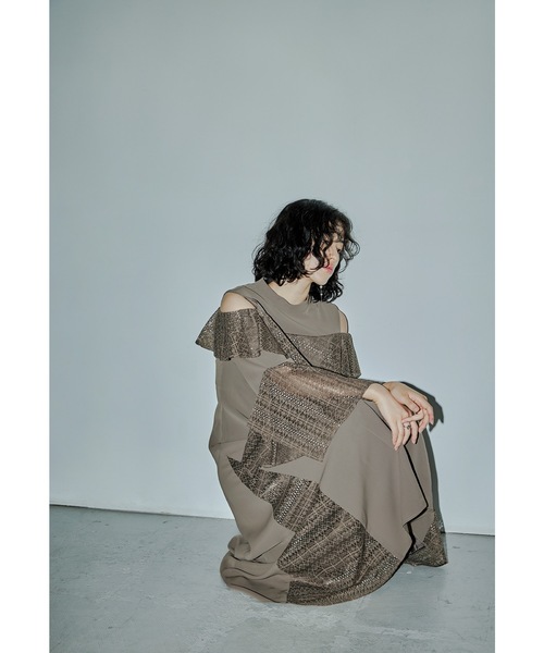 niana（ニアナ） ドレス スリーブスリットマーメイドドレス スリット