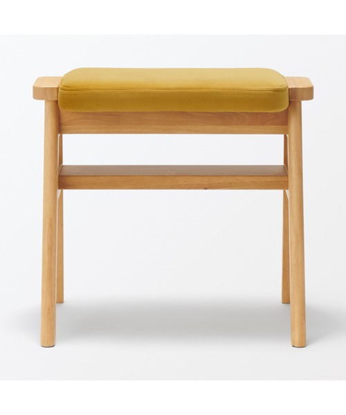 無印良品（MUJI） 家具 再生ポリエステル混 木製スタッキングスツール