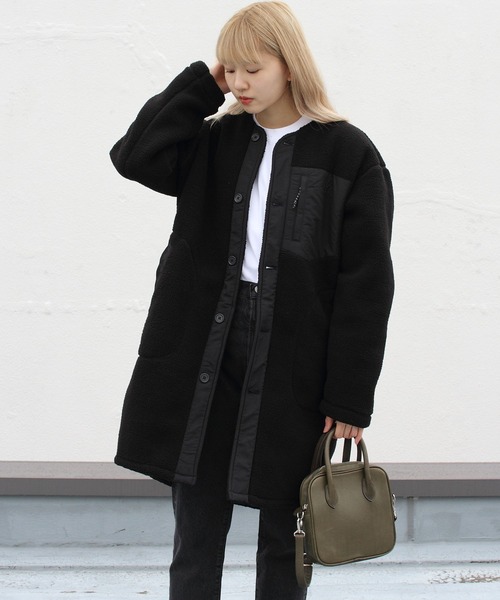 GRAMICCI（グラミチ） コート アウター ボアフリースロングコート BOA