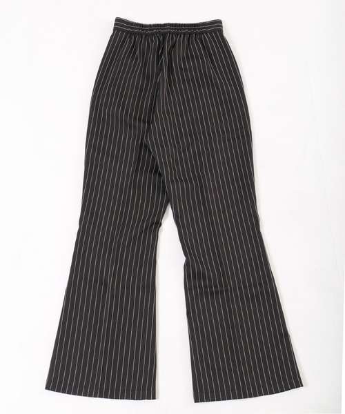 WC パンツ ピンストライプフレアパンツ レディース : ZOZOTOWN Yahoo