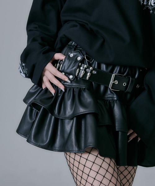 REFLEM（レフレム） スカート 「REFLEM/レフレム」弾丸ベルト付き