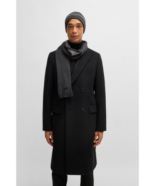 BOSS（HUGO BOSS） マフラー ラッセルニット マフラー＆ハットセット