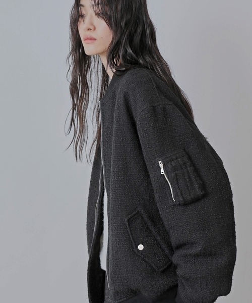 JUNRED（ジュンレッド） ma1 ma-1 ツイードMA-1 メンズ レディース