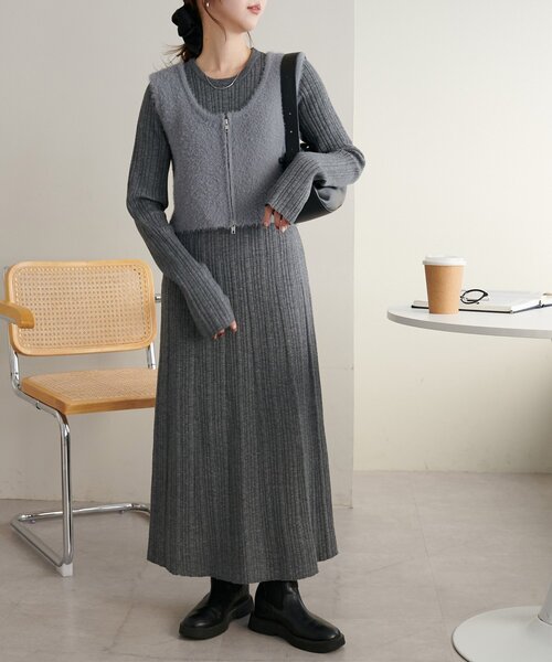 Discoat（ディスコート） ワンピース 「WEB限定」ベスト付ランダム