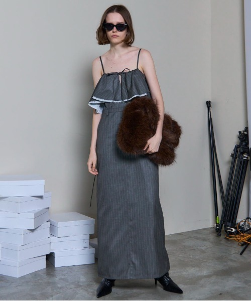 MAISON SPECIAL（メゾンスペシャル） ワンピース Frilled Camisole