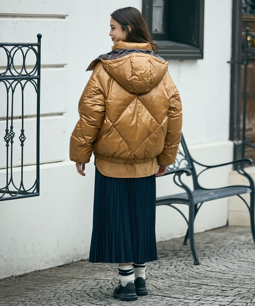 LACOSTE（ラコステ） ダウンコート ダウンジャケット オーバーサイズ撥