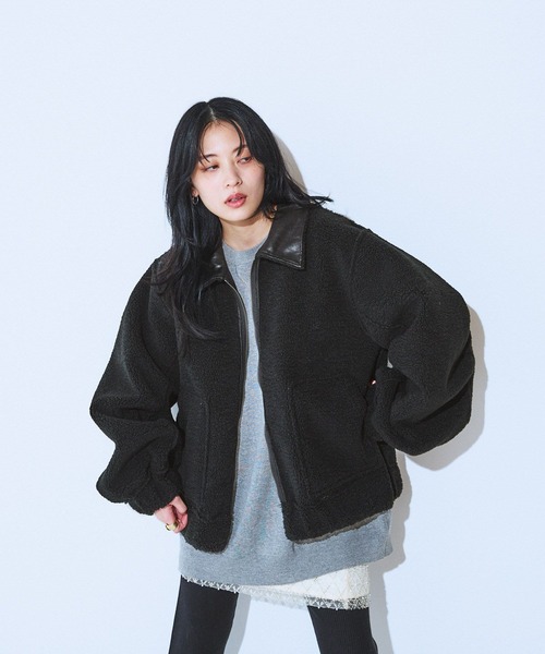 JEANASIS（ジーナシス） ブルゾン アウター リバーシブルモンスター