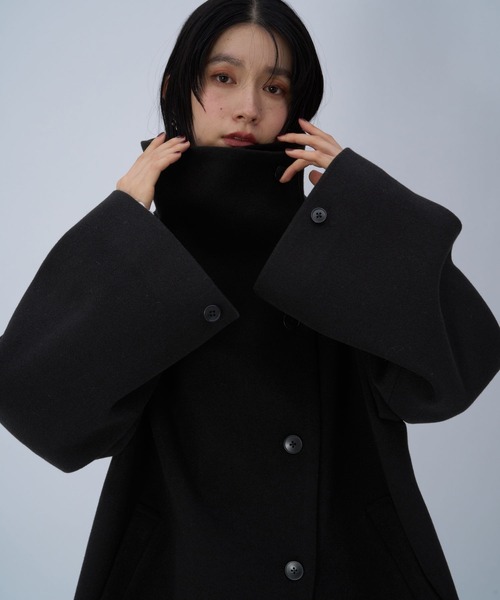 HARE（ハレ） コート チェスターコート ウーリーテック2WAYミドル