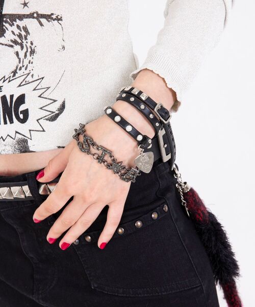 HYSTERIC GLAMOUR（ヒステリックグラマー） ブレスレット PICK レザー