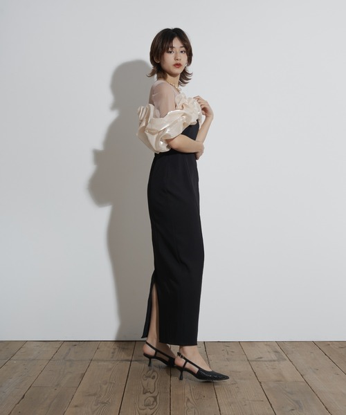 My shawty（マイシャウティー） ドレス volume raffle dress