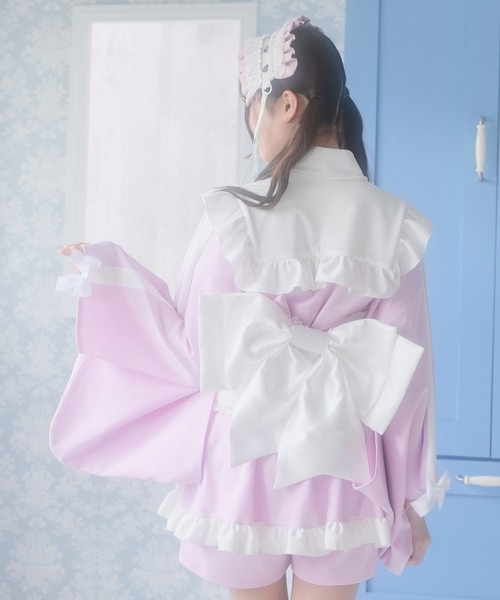 DearMyLove 浴衣 フリル総レースデザイン帯 レディース : ZOZOTOWN