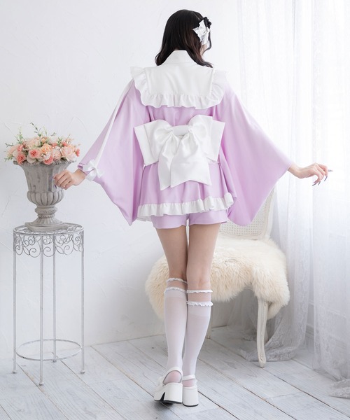 DearMyLove 浴衣 フリル総レースデザイン帯 レディース : ZOZOTOWN