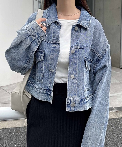 andme（アンドミー） デニムジャケット gジャン オーバーサイズ