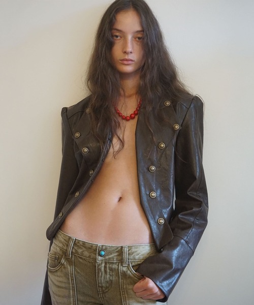 SCULPTOR（スカルプター） コート アウター Napoleon Eco Leather