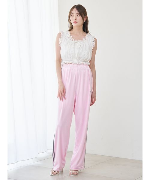 SNIDEL（スナイデル） パンツ 「adidas Originals」FB TP VELOUR