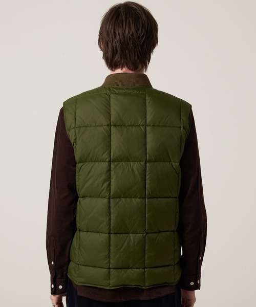 Eddie Bauer ダウンベスト Lサイズ オリーブ Eddie Bauer（エディー