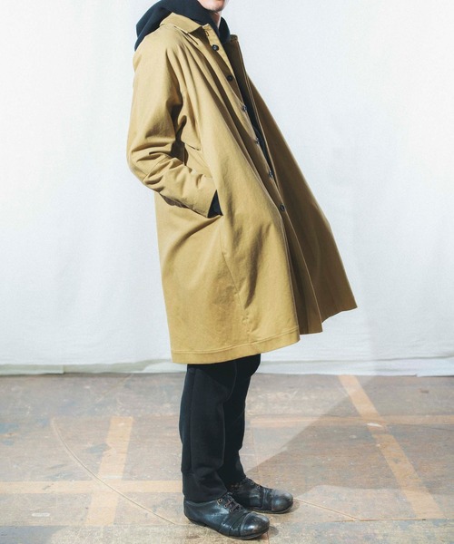 suzuki takayuki（スズキタカユキ） ステンカラーコート コート stand