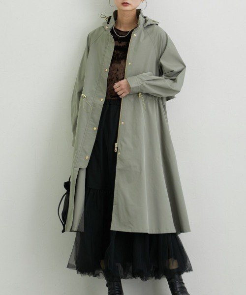 ニッセン（nissen） モッズコート コート バックヨークロング丈モッズ