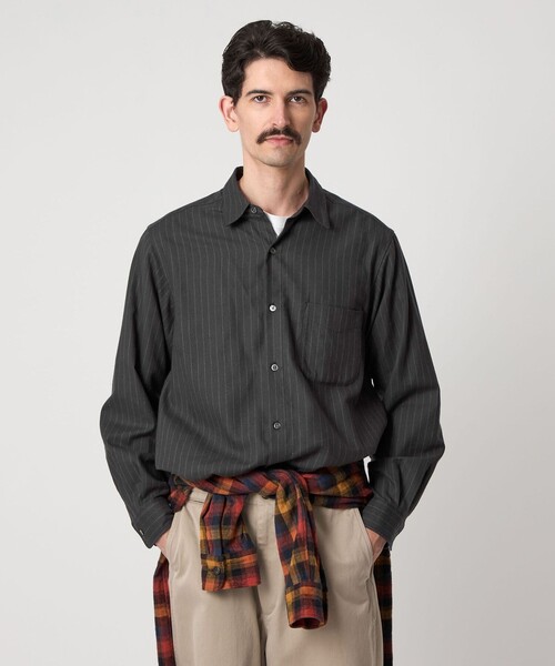 STEVEN ALAN（スティーブンアラン） シャツ ネル ストライプ