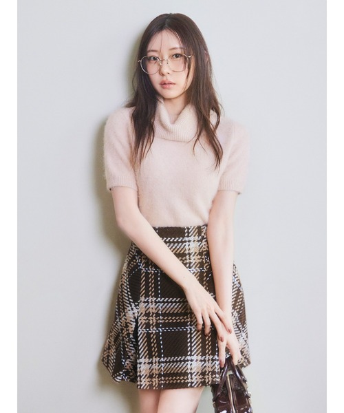 SNIDEL（スナイデル） スカート Sustainableロービングチェックミニ