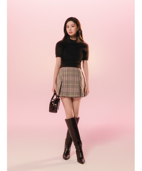 SNIDEL（スナイデル） スカート Sustainableロービングチェックミニ