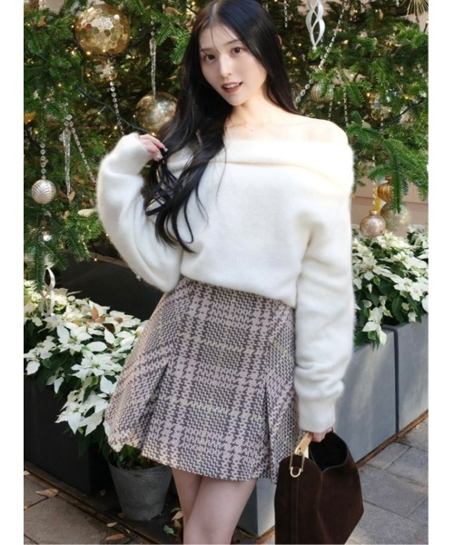 SNIDEL（スナイデル） スカート Sustainableロービングチェックミニ