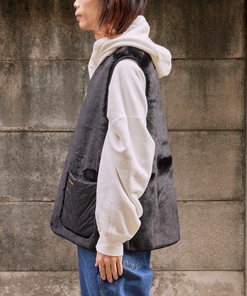 Barbour（バブアー） ベスト ジレ Barbour/バブア― karin faux fur