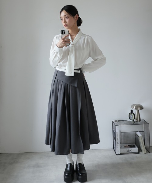 ULYSSES ブラウス シャツ ボウタイブラウス レディース : ZOZOTOWN