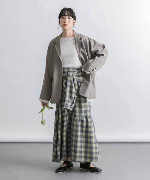 KBF（ケービーエフ） スカート スリーブノットチェックスカート