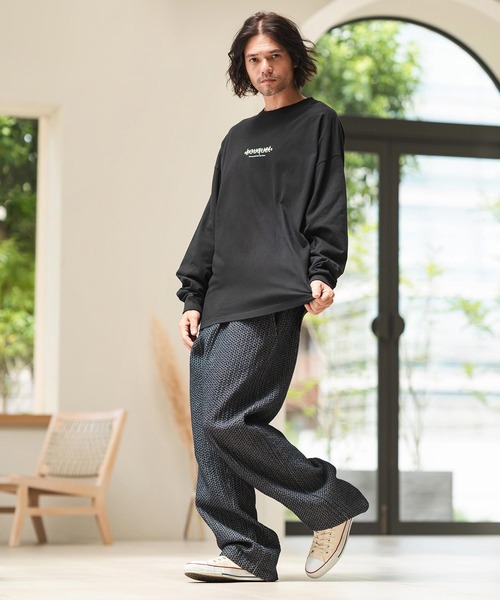 CAMBIO（カンビオ） ジーンズ mp12773-Accordion Jacquard Denim Wide