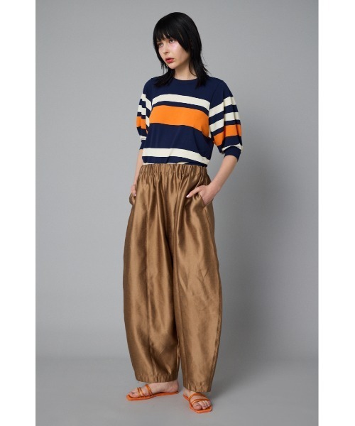 HeRIN.CYE スラックス パンツ Shiny cocoon pants シャイニーコクーン