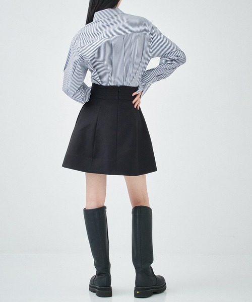 CLANE（クラネ） スカート 「CLANE/クラネ」WIDE BELT CONSTRUCTIVE