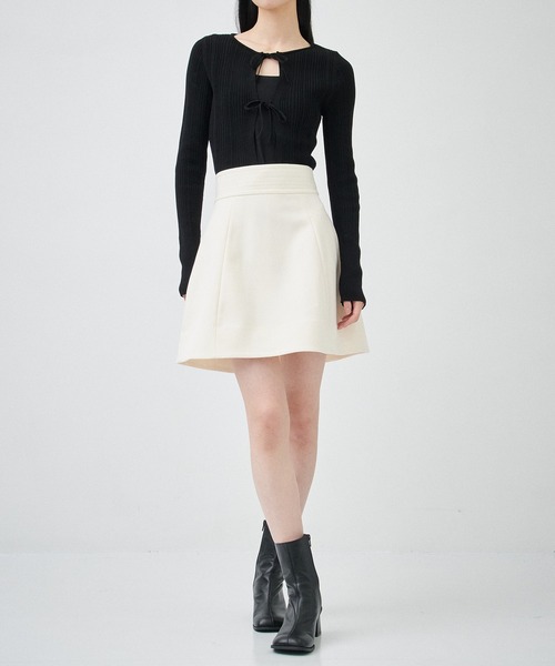 CLANE（クラネ） スカート 「CLANE/クラネ」WIDE BELT CONSTRUCTIVE