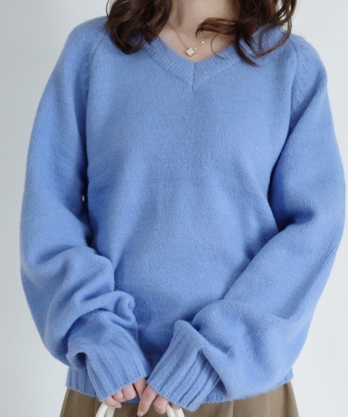 ニット セーター Vネック ニットトップス レディース : ZOZOTOWN Yahoo