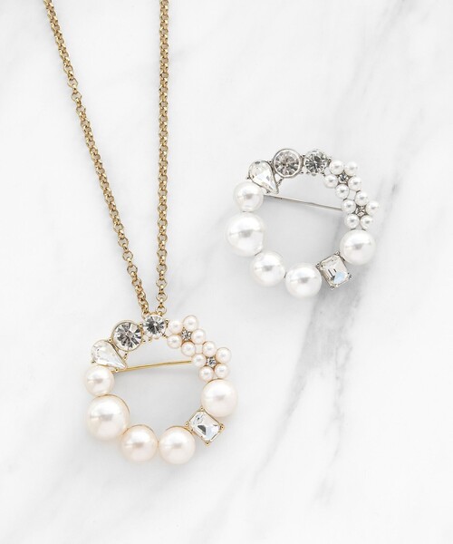 TOCCA（トッカ） ブローチ PEARL INNOCENCE 2WAY BROOCH NECKLACE