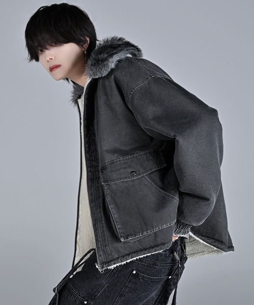ADRER（アドラー） ブルゾン アウター The B-3 Reversible Fur Blouson