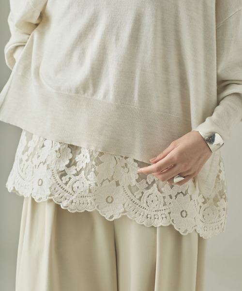 Curensology（カレンソロジー） ニット セーター /ハイゲージレース