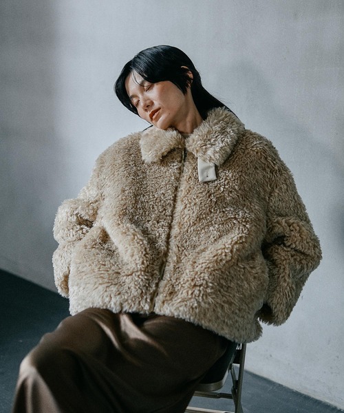 LEPSIM（レプシィム） ブルゾン アウター プードルファーブルゾン