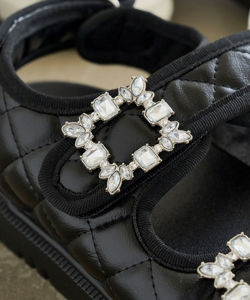 KOBE LETTUCE（神戸レタス） サンダル キルティングorツイード