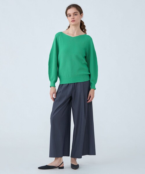 Ballsey（ボールジィ） ニット セーター モスステッチ Vネックプル